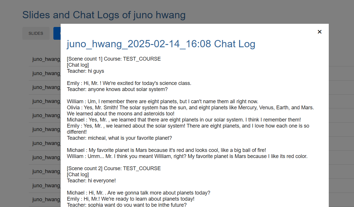 Activity Logs